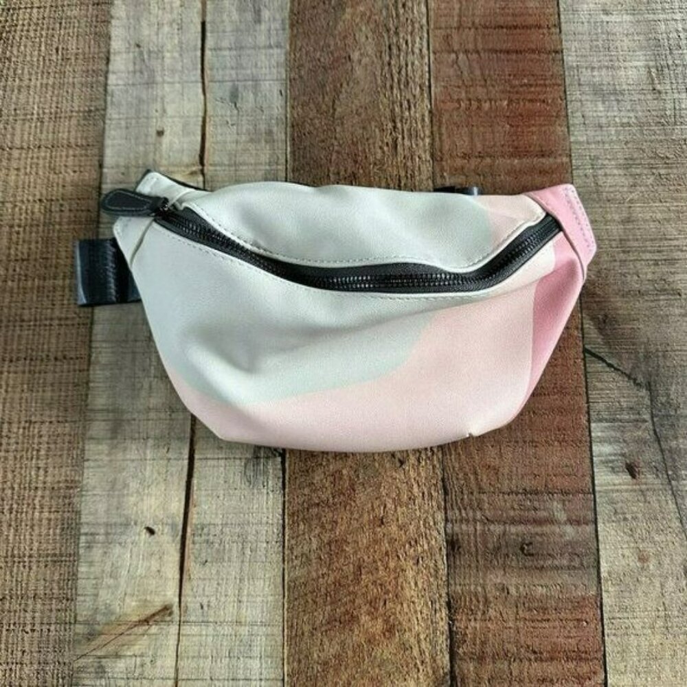 Rodan and fields blush pink and cream fanny pack adjustable hip bag